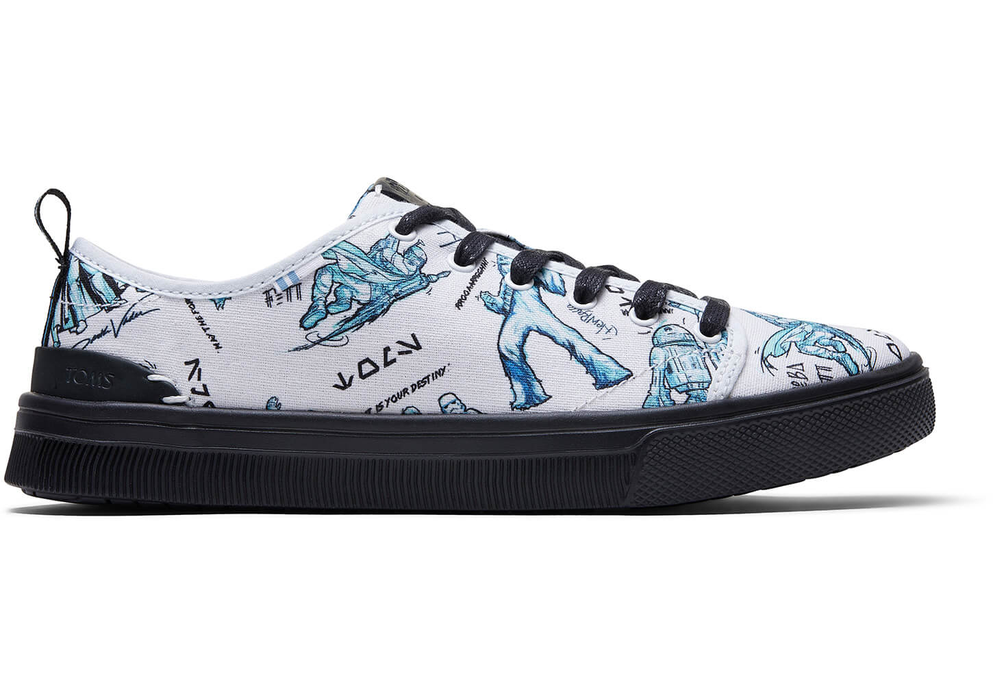 Star Wars X TOMS Character Sketch Print TRVL LITE - Womens Low Sneakers - White - NZ - 617293VFO